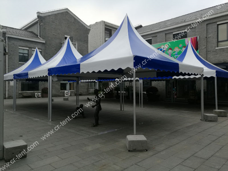 5mx5m藍白相間篷布